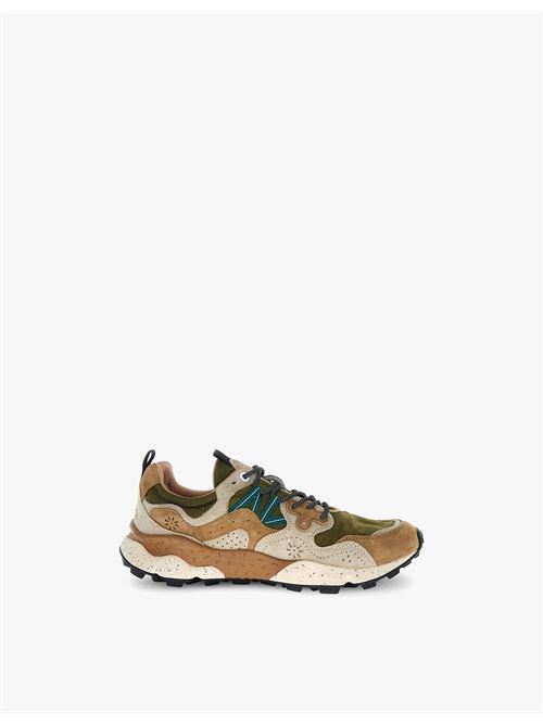 Sneakers yamano 3 suede/nylon FLOWER MOUNTAIN | 1E98 - 001-2017816 - 01.CREMA/MARRONE/TAUPE